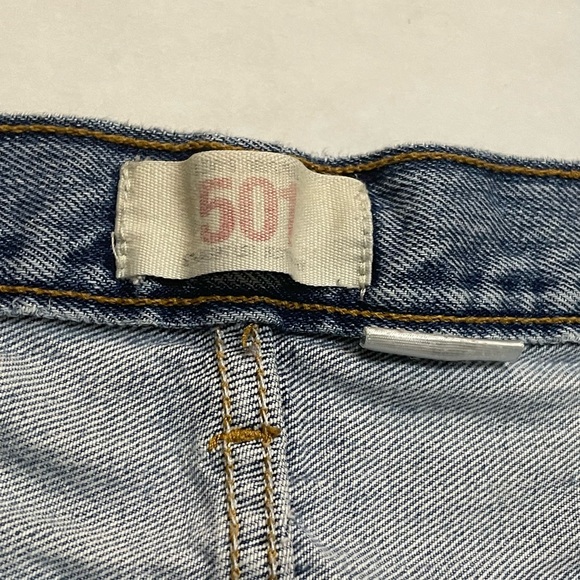 Vintage Levis 501 XX Button Fly Men’s Denim Blue Jeans 38x34 90s Y2K - Picture 7 of 8